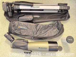 MaxSold Auction: Celestron Ultima 80 Spotting Scope and Tripod  - Thousand Oaks (California, USA) PARTNER MANAGED Estate Sale Online Auction - Camino Roberto