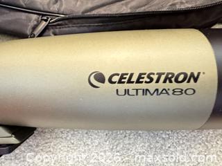 MaxSold Auction: Celestron Ultima 80 Spotting Scope and Tripod  - Thousand Oaks (California, USA) PARTNER MANAGED Estate Sale Online Auction - Camino Roberto