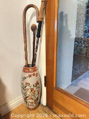 MaxSold Auction: Ceramic Umbrella Stand Canes and More - Thousand Oaks (California, USA) PARTNER MANAGED Estate Sale Online Auction - Camino Roberto