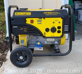 MaxSold Auction: Champion Portable Generator 4750 Starting Watts - Thousand Oaks (California, USA) PARTNER MANAGED Estate Sale Online Auction - Camino Roberto