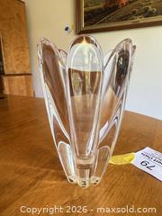 MaxSold Auction: Clear Crystal Tulip-Style Small Vase, Signed Maker's Mark - Thousand Oaks (California, USA) PARTNER MANAGED Estate Sale Online Auction - Camino Roberto