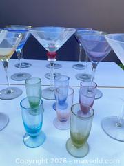 MaxSold Auction: Colorful Martini Glassware & Small Glasses - Thousand Oaks (California, USA) PARTNER MANAGED Estate Sale Online Auction - Camino Roberto