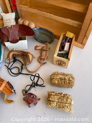 MaxSold Auction: Cute Toy Equestrian Accessories & Wood Case - Thousand Oaks (California, USA) PARTNER MANAGED Estate Sale Online Auction - Camino Roberto
