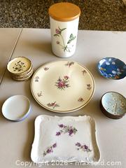 MaxSold Auction: Decorative Dishes Coasters & Canister - Thousand Oaks (California, USA) PARTNER MANAGED Estate Sale Online Auction - Camino Roberto