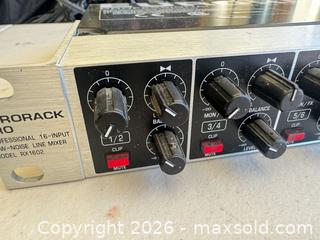 MaxSold Auction: Eurorack Pro Mixer RX 1602 - Thousand Oaks (California, USA) PARTNER MANAGED Estate Sale Online Auction - Camino Roberto