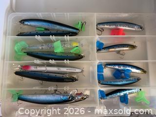 MaxSold Auction: Fishing Lures & Plastic Organizers  - Thousand Oaks (California, USA) PARTNER MANAGED Estate Sale Online Auction - Camino Roberto