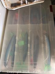 MaxSold Auction: Fishing Lures & Plastic Organizers  - Thousand Oaks (California, USA) PARTNER MANAGED Estate Sale Online Auction - Camino Roberto
