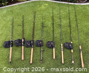 MaxSold Auction: Fishing Poles with Rods and Reels - Thousand Oaks (California, USA) PARTNER MANAGED Estate Sale Online Auction - Camino Roberto