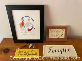 MaxSold Auction: Framed  "Living Memory" Print, Ceramic Wall Plaque & More! - Thousand Oaks (California, USA) PARTNER MANAGED Estate Sale Online Auction - Camino Roberto