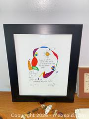 MaxSold Auction: Framed  "Living Memory" Print, Ceramic Wall Plaque & More! - Thousand Oaks (California, USA) PARTNER MANAGED Estate Sale Online Auction - Camino Roberto
