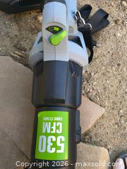 MaxSold Auction: GoPower Blower & Battery with Charger & Ryobi Weedwacker & Battery with Charger  - Thousand Oaks (California, USA) PARTNER MANAGED Estate Sale Online Auction - Camino Roberto