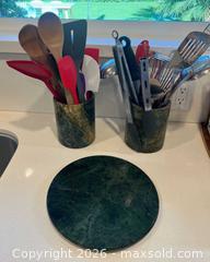 MaxSold Auction: Green Marble Kitchen Set  - Thousand Oaks (California, USA) PARTNER MANAGED Estate Sale Online Auction - Camino Roberto