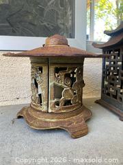 MaxSold Auction: Japanese Cast Iron Pagoda Garden Lanterns  - Thousand Oaks (California, USA) PARTNER MANAGED Estate Sale Online Auction - Camino Roberto