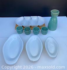 MaxSold Auction: Japanese Sake Set & Ceramic Appetizer Plates - Thousand Oaks (California, USA) PARTNER MANAGED Estate Sale Online Auction - Camino Roberto