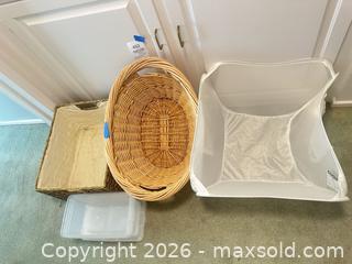 MaxSold Auction: Laundry and Decorative Baskets - Thousand Oaks (California, USA) PARTNER MANAGED Estate Sale Online Auction - Camino Roberto
