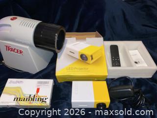 MaxSold Auction: LED Projector, Tracer Artograph Projector, Marbling Kit - Thousand Oaks (California, USA) PARTNER MANAGED Estate Sale Online Auction - Camino Roberto