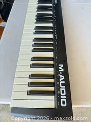 MaxSold Auction: M-Audio Keystation 49es Keyboard  - Thousand Oaks (California, USA) PARTNER MANAGED Estate Sale Online Auction - Camino Roberto
