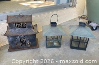 MaxSold Auction: Metal Garden Lanterns  - Thousand Oaks (California, USA) PARTNER MANAGED Estate Sale Online Auction - Camino Roberto