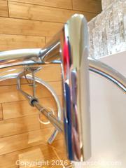 MaxSold Auction: Mid-Century Chrome & Glass Side Table Designed By Eileen Gray - Thousand Oaks (California, USA) PARTNER MANAGED Estate Sale Online Auction - Camino Roberto