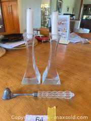 MaxSold Auction: Mikasa Platinum Candlesticks & Candlelight Snuffer Extinguisher - Thousand Oaks (California, USA) PARTNER MANAGED Estate Sale Online Auction - Camino Roberto