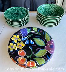 MaxSold Auction: Pier 1 Jade Leaves Stoneware Bowls & Plates - Thousand Oaks (California, USA) PARTNER MANAGED Estate Sale Online Auction - Camino Roberto