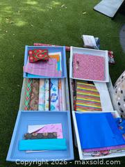 MaxSold Auction: Plastic Wrapping Paper Organizers, Gift Bags, Ribbon, & More! - Thousand Oaks (California, USA) PARTNER MANAGED Estate Sale Online Auction - Camino Roberto