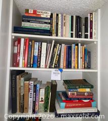 MaxSold Auction: Shelves Of Books: Non-Fiction, Fiction & More! - Thousand Oaks (California, USA) PARTNER MANAGED Estate Sale Online Auction - Camino Roberto