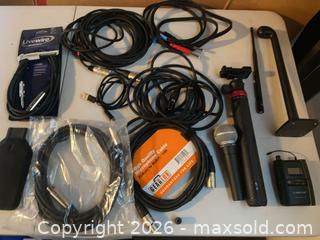 MaxSold Auction: Shure Mic, UHF Bodypack, Ulanzi Tripod, Audio Cables and More! - Thousand Oaks (California, USA) PARTNER MANAGED Estate Sale Online Auction - Camino Roberto