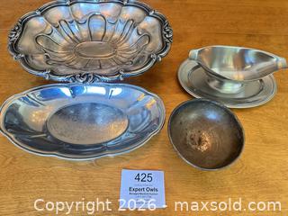 MaxSold Auction: Silverplate Trays and Bowls  - Thousand Oaks (California, USA) PARTNER MANAGED Estate Sale Online Auction - Camino Roberto