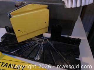 MaxSold Auction: Stanley Mitre Box & Panel Saw, Many Clamps, Toolbox with Drill Brush Cleaners & Pads - Thousand Oaks (California, USA) PARTNER MANAGED Estate Sale Online Auction - Camino Roberto