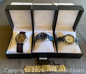 MaxSold Auction: Three Orient Diver Watches - Thousand Oaks (California, USA) PARTNER MANAGED Estate Sale Online Auction - Camino Roberto
