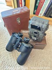 MaxSold Auction: Tower Porro Prism Binoculars, GardePro A3 Trail Camera & Leather/Metal Case - Thousand Oaks (California, USA) PARTNER MANAGED Estate Sale Online Auction - Camino Roberto