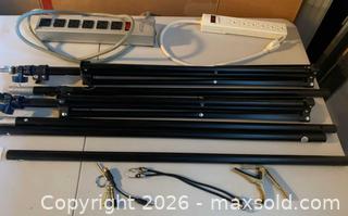 MaxSold Auction: Two Tripods, Extensipn Poles, Kyser Capo, Power Outlets & More - Thousand Oaks (California, USA) PARTNER MANAGED Estate Sale Online Auction - Camino Roberto