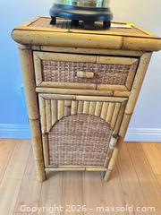 MaxSold Auction: Vintage Bamboo and Rattan Small End Table - Thousand Oaks (California, USA) PARTNER MANAGED Estate Sale Online Auction - Camino Roberto