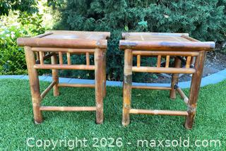 MaxSold Auction: Vintage Bamboo Stools - Thousand Oaks (California, USA) PARTNER MANAGED Estate Sale Online Auction - Camino Roberto
