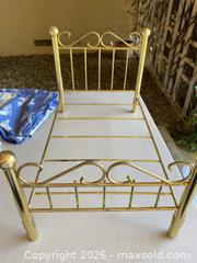 MaxSold Auction: Vintage Brass Doll Bed & Blankets & More - Thousand Oaks (California, USA) PARTNER MANAGED Estate Sale Online Auction - Camino Roberto
