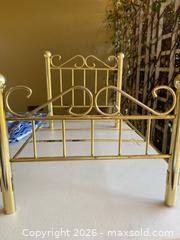 MaxSold Auction: Vintage Brass Doll Bed & Blankets & More - Thousand Oaks (California, USA) PARTNER MANAGED Estate Sale Online Auction - Camino Roberto