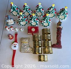 MaxSold Auction: Vintage Ceramic Christmas Tree Napkin Rings, Brass Rings, & More! - Thousand Oaks (California, USA) PARTNER MANAGED Estate Sale Online Auction - Camino Roberto