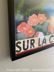 MaxSold Auction: Vintage Cote d'Azur French Riviera Framed Print - Thousand Oaks (California, USA) PARTNER MANAGED Estate Sale Online Auction - Camino Roberto