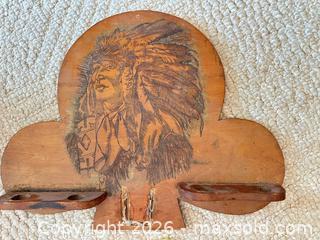 MaxSold Auction: Vintage Indigenous American Wood Carved Pipe Holder and More - Thousand Oaks (California, USA) PARTNER MANAGED Estate Sale Online Auction - Camino Roberto