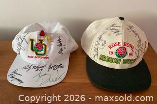 MaxSold Auction: Vintage Signed 1995 Rose Bowl SnapBack Hats - Thousand Oaks (California, USA) PARTNER MANAGED Estate Sale Online Auction - Camino Roberto