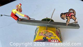 MaxSold Auction: Vintage Tin Toy Circus Wind Up See Saw Toy - Thousand Oaks (California, USA) PARTNER MANAGED Estate Sale Online Auction - Camino Roberto