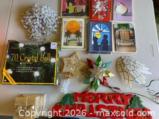 MaxSold Auction: VTG Christmas Decor & Cards - Thousand Oaks (California, USA) PARTNER MANAGED Estate Sale Online Auction - Camino Roberto