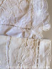 MaxSold Auction: VTG Embroidered Pillow Shams & Tablecloths  - Thousand Oaks (California, USA) PARTNER MANAGED Estate Sale Online Auction - Camino Roberto