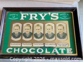 MaxSold Auction: VTG “Fry’s Five Boys” Chocolate Advertising Mirror  - Thousand Oaks (California, USA) PARTNER MANAGED Estate Sale Online Auction - Camino Roberto