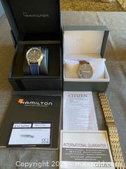 MaxSold Auction: VTG Mens Citizen & Hamilton Watches - Thousand Oaks (California, USA) PARTNER MANAGED Estate Sale Online Auction - Camino Roberto
