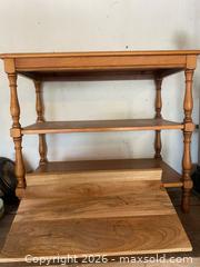 MaxSold Auction: VTG Sudbury Wood 3-Tier Shelf & Wall Shelf - Thousand Oaks (California, USA) PARTNER MANAGED Estate Sale Online Auction - Camino Roberto