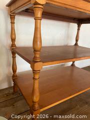 MaxSold Auction: VTG Sudbury Wood 3-Tier Shelf & Wall Shelf - Thousand Oaks (California, USA) PARTNER MANAGED Estate Sale Online Auction - Camino Roberto