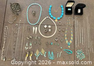 MaxSold Auction: Women’s Silver Jewelry and Turquoise - Thousand Oaks (California, USA) PARTNER MANAGED Estate Sale Online Auction - Camino Roberto