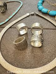 MaxSold Auction: Women’s Silver Jewelry and Turquoise - Thousand Oaks (California, USA) PARTNER MANAGED Estate Sale Online Auction - Camino Roberto